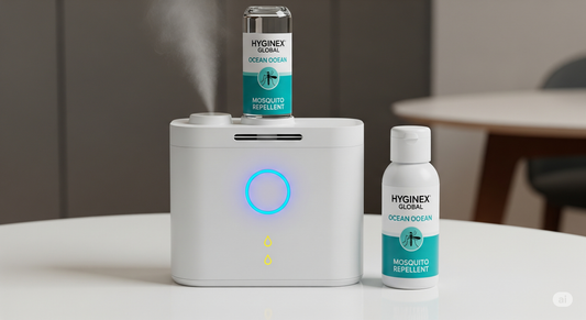 Hyginex Global Mosquito Repellent – Ocean Ocean (Liquid Refill & Bottle)